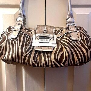 Guess Zebra Linen Bag